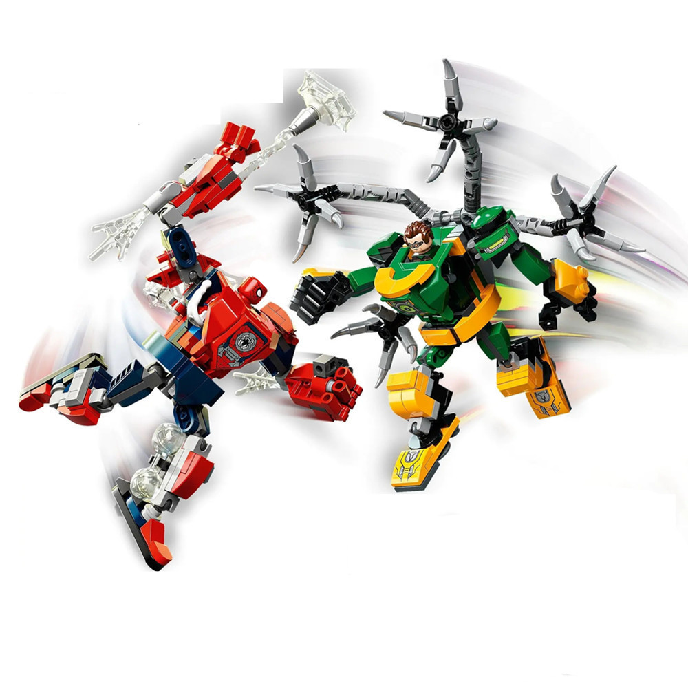 Model Kit Vs Action Figure - Süper kahramanlar Örümcek Adam VS Doktor