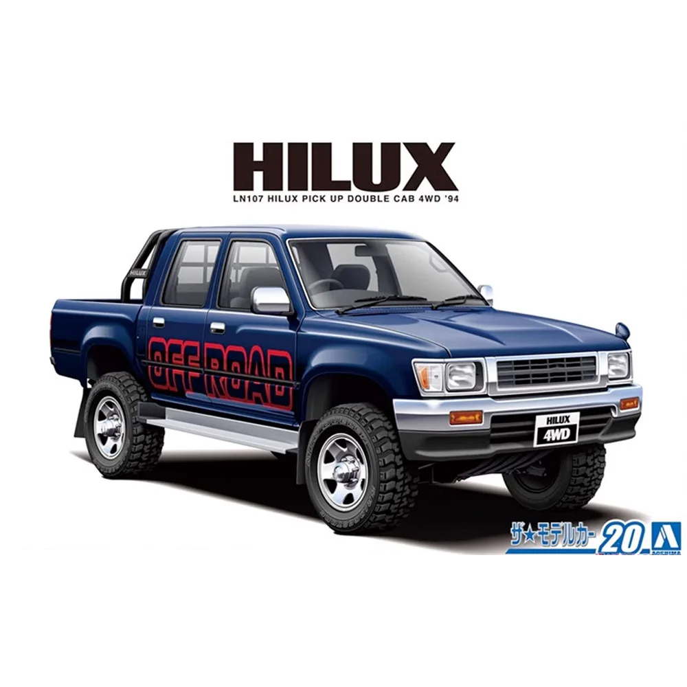 Model Kit Nissan Skyline - Aoshima 06217 1/24 LN107 Hilux Kamyonet