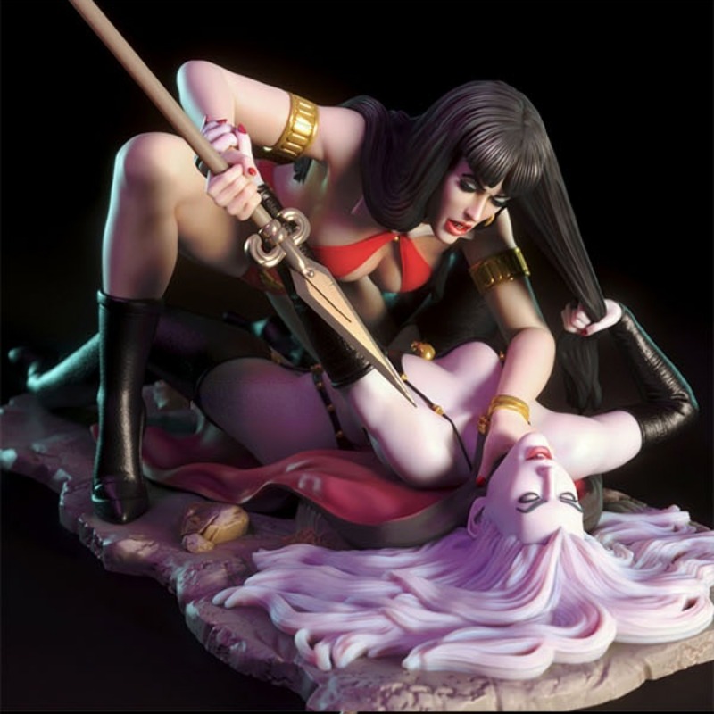 Model Kit Vs Figure - 1/24 ölçekli ireirella Vs Lady ölüm