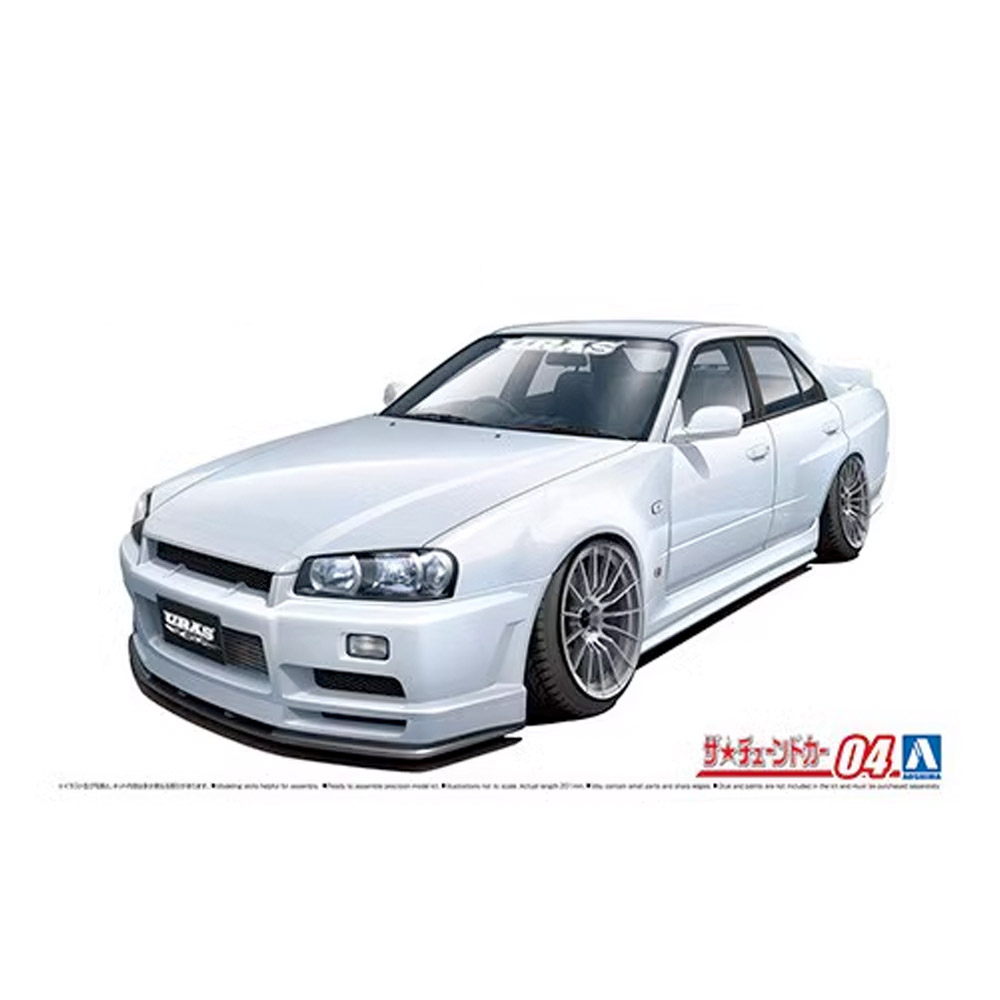 Model Kit Nissan Skyline - Aoshima 05534 1/24 Ölçekli Skyline ER34