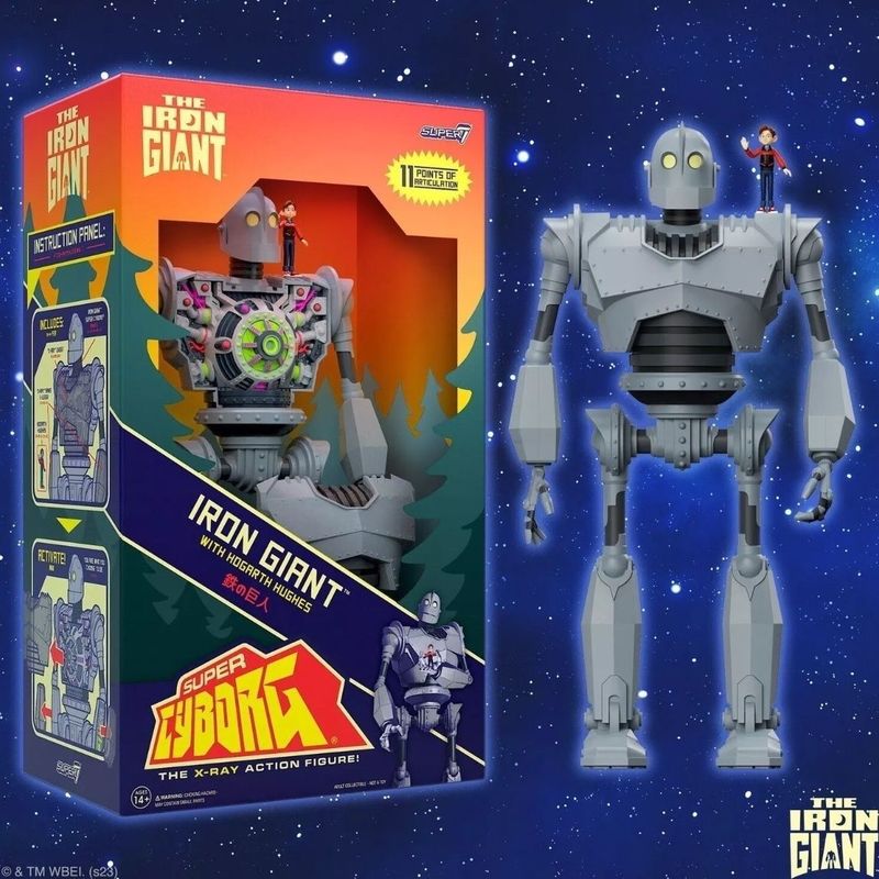 Model Kit Medabots - [Stokta] SUPER7 Dev IronAction Figürleri Renkli