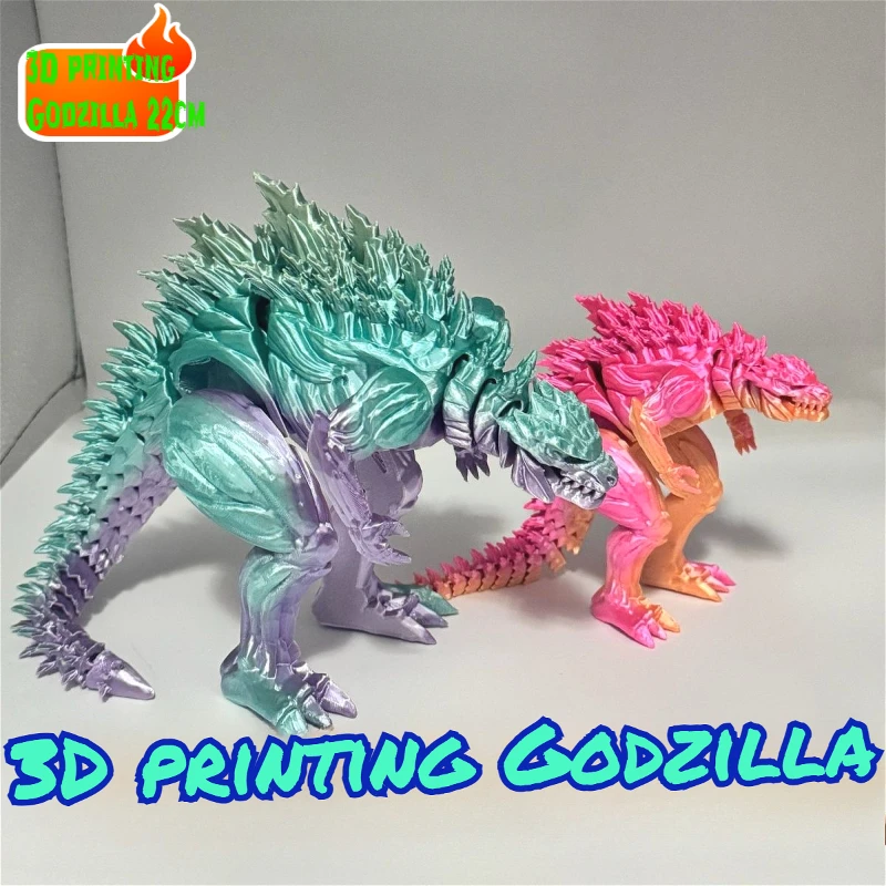 Model Kit Exodia - 3D Baskılı Kas Büyük boy Godzilla