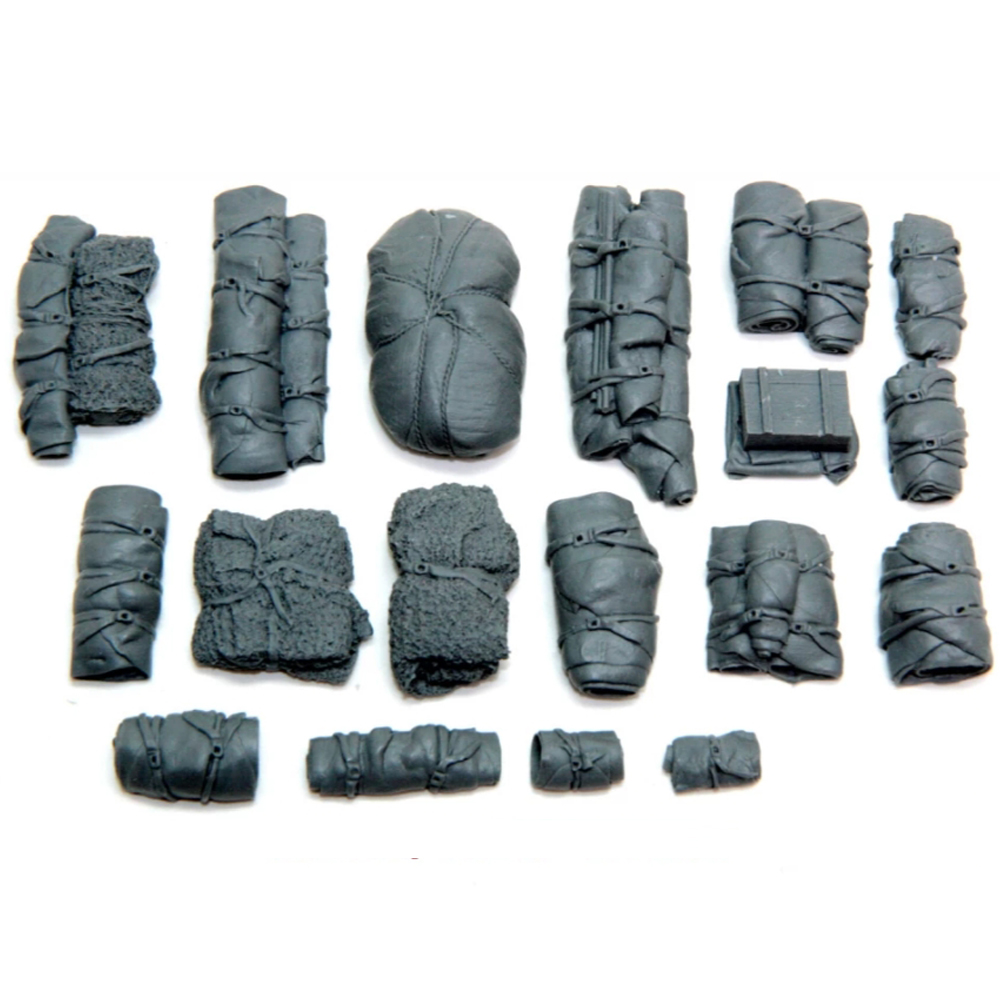 Model Kit Medabots - 1/35 evrensel/jenerik çadır ve Tarps seti