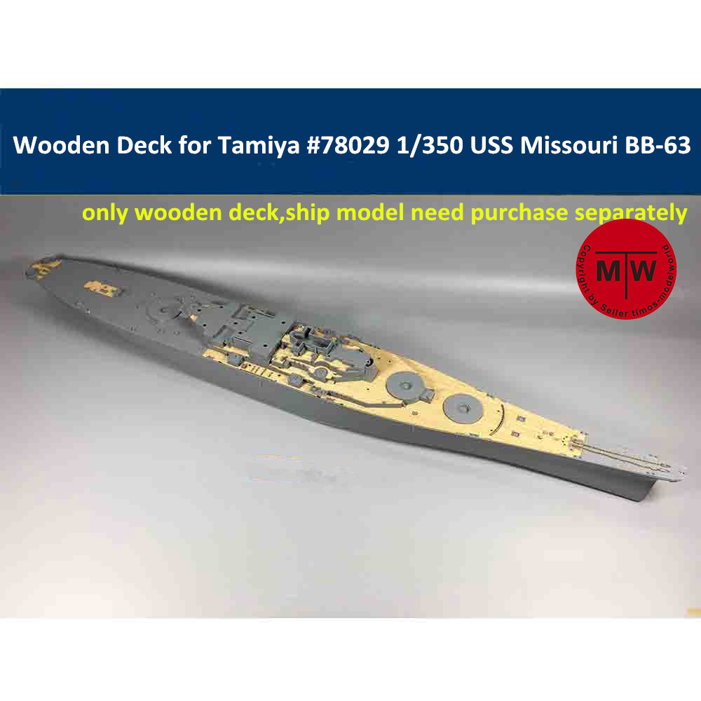 Tamiya için 1/350 Ölçekli Ahşa - Model Kit Uss Missouri incelemesi ve fiyatı